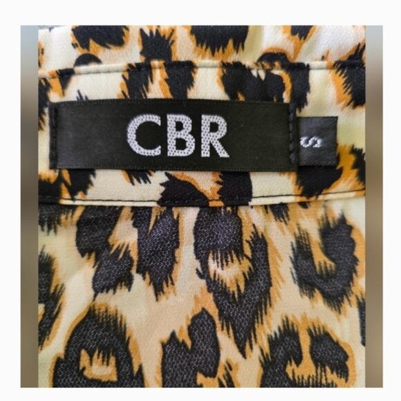 CBR Wild Patterned Shirt in Black and Tan - Picture 2 of 3